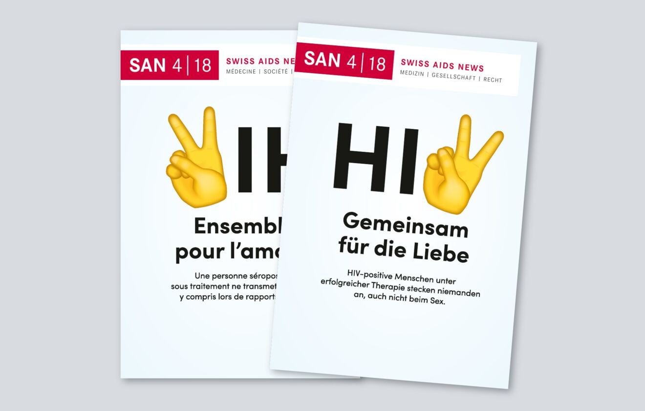 Esitorial Design: Magazin Swiss Aids News, Aids-Hilfe Schweiz, Zürich